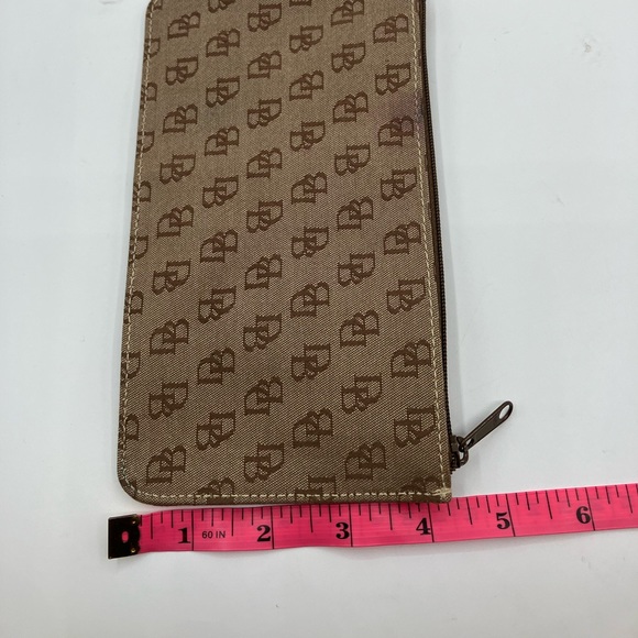 Dooney & Bourke Tan Logo Wristlet - Picture 8 of 8